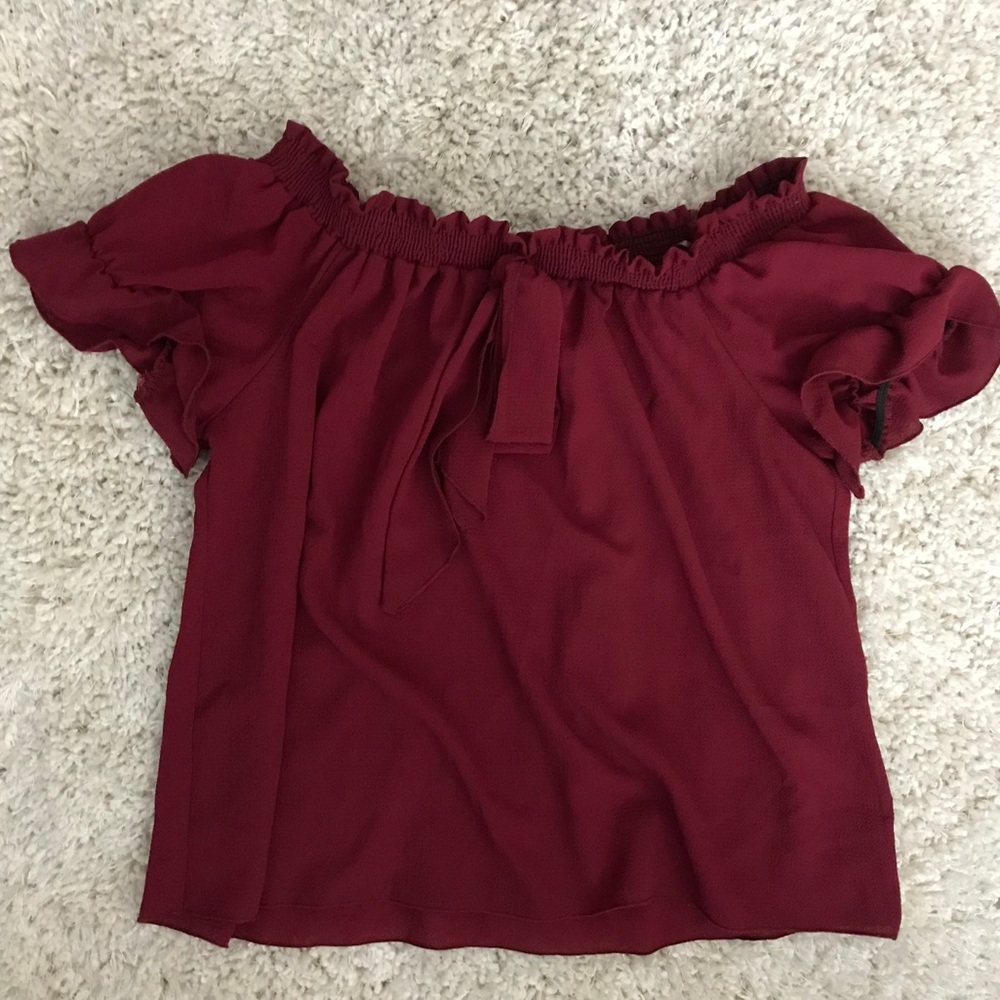 Off the shoulder blouse